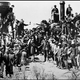 “That legendary picture of the railroads and the Golden Spike uniting America by rail.”